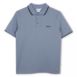 детски,облекла,boss,short,sleeve,polo,juniors,med,grey,049