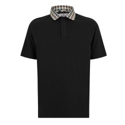 блуза,с,яка,мъжки,тениски,aquascutum,men,s,short,sleeve,polo,shirt,black