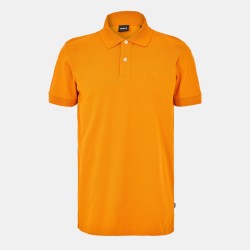 блуза,с,яка,мъжки,тениски,boss,mens,boss,firenze,short,sleeve,polo,shirt,with,logo,detail,open,orange