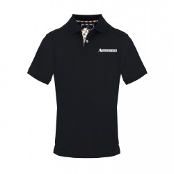 Aquascutum Aquascutum Polo Sn99 - Black облекла,на,разпродажба,мъжки,тениски,aquascutum,aquascutum,polo,sn99,black