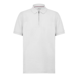 блуза,с,яка,мъжки,тениски,tommy,hilfiger,men,s,dc,zipped,short,sleeve,polo,shirt,ivory,white