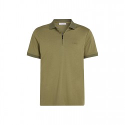 блуза,с,яка,облекла,на,разпродажба,мъжки,тениски,calvin,klein,welt,zip,polo,shirt,delta,green