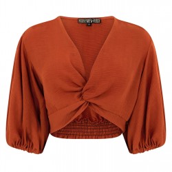 дамски,ризи,biba,biba,cropped,blouse,rust