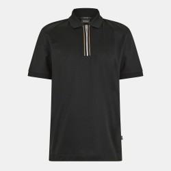 блуза,с,яка,мъжки,тениски,boss,men,s,h,paras,65,polo,quarter,zip,shirt,black,001
