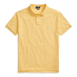 риза,с,къс,ръкав,мъжки,тениски,polo,ralph,lauren,men,s,custom,slim,short,sleeve,shirt,corn,yellow