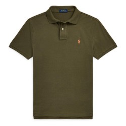 риза,с,къс,ръкав,мъжки,тениски,polo,ralph,lauren,men,s,custom,slim,short,sleeve,shirt,canopy,olive