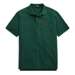риза,с,къс,ръкав,мъжки,тениски,polo,ralph,lauren,men,s,custom,slim,short,sleeve,shirt,college,green