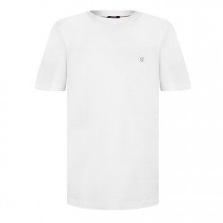 тениска,облекла,на,разпродажба,мъжки,тениски,boss,mens,boss,black,taut,minimalist,design,t,shirt,with,logo,detail,white,100