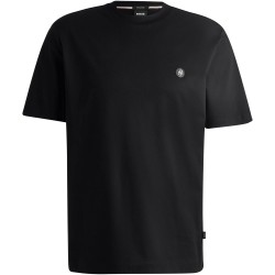 тениска,мъжки,тениски,boss,mens,boss,black,taut,minimalist,design,t,shirt,with,logo,detail,black,001