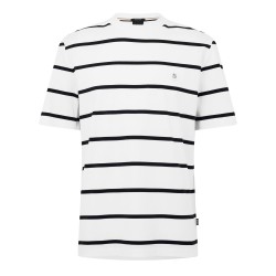 тениска,мъжки,тениски,boss,mens,boss,black,taut,minimalist,design,t,shirt,with,logo,detail,white,striped