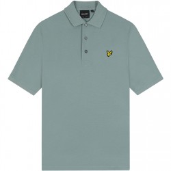 блуза,с,яка,мъжки,тениски,lyle,and,scott,basic,short,sleeve,polo,shirt,slate,blue,a19