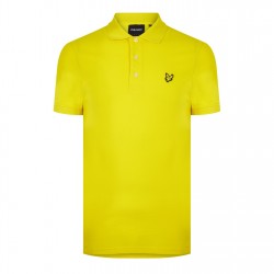 блуза,с,яка,облекла,на,разпродажба,мъжки,тениски,lyle,and,scott,basic,short,sleeve,polo,shirt,yel,scorch,x135
