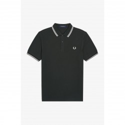 блуза,с,яка,мъжки,тениски,fred,perry,short,sleeve,twin,tipped,polo,shirt,night,green,t50