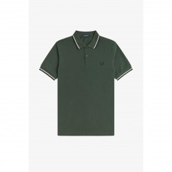 блуза,с,яка,мъжки,тениски,fred,perry,short,sleeve,twin,tipped,polo,shirt,court,green,53a
