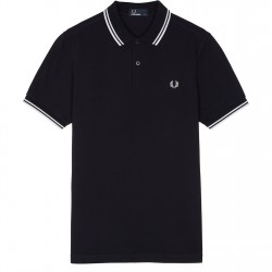 блуза,с,яка,мъжки,тениски,fred,perry,short,sleeve,twin,tipped,polo,shirt,navy