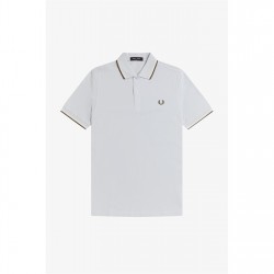 блуза,с,яка,мъжки,тениски,fred,perry,short,sleeve,twin,tipped,polo,shirt,dusky,blue,80b