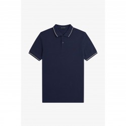 блуза,с,яка,мъжки,тениски,fred,perry,short,sleeve,twin,tipped,polo,shirt,tennis,blue,y21