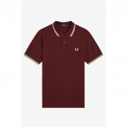 блуза,с,яка,мъжки,тениски,fred,perry,short,sleeve,twin,tipped,polo,shirt,oxblood,ecr,597