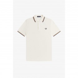 блуза,с,яка,мъжки,тениски,fred,perry,short,sleeve,twin,tipped,polo,shirt,ecru,79b
