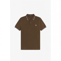блуза,с,яка,облекла,на,разпродажба,мъжки,тениски,fred,perry,short,sleeve,twin,tipped,polo,shirt,brown,49a