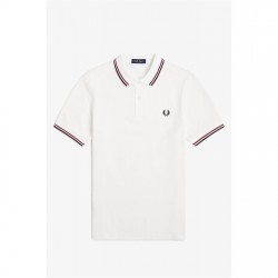 блуза,с,яка,мъжки,тениски,fred,perry,short,sleeve,twin,tipped,polo,shirt,white,red,t60
