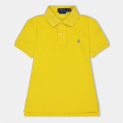 блуза,с,яка,детски,3/4,панталони,polo,ralph,lauren,boys',custom,short,sleeve,polo,shirt,yellow