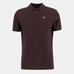 блуза,с,яка,мъжки,тениски,barbour,mens,tartan,pique,polo,shirt,dark,oak