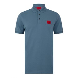 блуза,с,яка,мъжки,тениски,hugo,mens,hugo,deruso,short,sleeve,polo,shirt,with,logo,detail,and,ribbed,collar,premium,cotton,open,blue