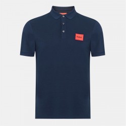 блуза,с,яка,мъжки,тениски,hugo,men's,short,sleeve,polo,shirt,dark,blue,405