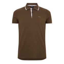 блуза,с,яка,мъжки,тениски,boss,men,s,firenze,short,sleeve,polo,shirt,open,green