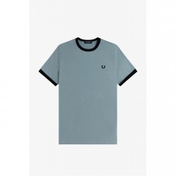 тениска,облекла,на,разпродажба,мъжки,тениски,fred,perry,ringer,t,shirt,stock,blue,z56
