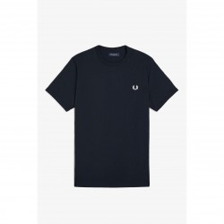 тениска,мъжки,тениски,fred,perry,ringer,t,shirt,navy,608
