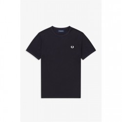 тениска,мъжки,тениски,fred,perry,ringer,t,shirt,navy,608