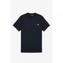 тениска,мъжки,тениски,fred,perry,ringer,t,shirt,navy,608