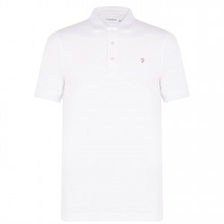 блуза,с,яка,мъжки,блузи,с,яка,farah,blanes,short,sleeve,polo,shirt,white,104
