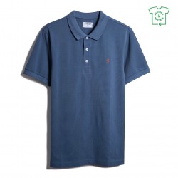 блуза,с,яка,farah,short,sleeve,polo,shirt,caribbean,blue
