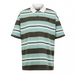 облекла,на,разпродажба,мъжки,тениски,timberland,timberland,ss,striped,rugby,polo,burnt,henna,y,green,bay,yd