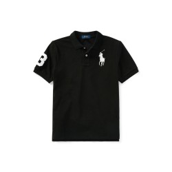 блуза,с,яка,polo,ralph,lauren,kids,large,pony,short,sleeve,polo,shirt,black,white