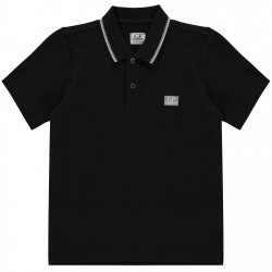 блуза,с,яка,детски,3/4,панталони,cp,company,boys',logo,polo,shirt,black,60100