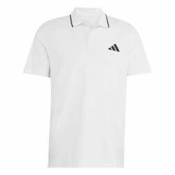 Мъжка блуза с яка adidas Essentials Mens Cotton 3-Stripes Polo Shirt - White/Black мъжка,блуза,с,яка,мъжки,блузи,с,яка,мъжки,тениски,мъжки,потници,adidas,essentials,mens,cotton,3,stripes,polo,shirt,white,black