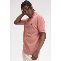 блуза,с,яка,мъжки,тениски,fred,perry,plain,polo,shirt,putty,pink,y71