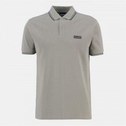 блуза,с,яка,мъжки,тениски,barbour,international,evan,tipped,short,sleeved,polo,shirt,concrete,gy35