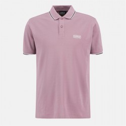 блуза,с,яка,мъжки,тениски,barbour,international,mens,evan,polo,shirt,elderberry,pu38