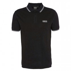 блуза,с,яка,мъжки,тениски,barbour,international,evan,tipped,short,sleeved,polo,shirt,black,bk72