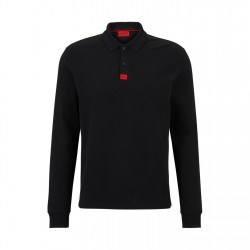блуза,с,яка,мъжки,блузи,с,яка,hugo,deresolo,polo,shirt,black,001