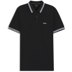 блуза,с,яка,мъжки,тениски,boss,mens,boss,green,paddy,polo,shirt,with,contrast,tipping,dark,blue