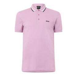 блуза,с,яка,мъжки,тениски,boss,mens,boss,green,paddy,polo,shirt,with,contrast,tipping,pink,531