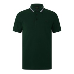 блуза,с,яка,мъжки,тениски,boss,mens,boss,green,paddy,polo,shirt,with,contrast,tipping,dark,green,348