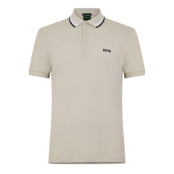 Блуза с яка Boss Mens BOSS GREEN Paddy Polo Shirt with Contrast Tipping - Beige 272 блуза,с,яка,мъжки,блузи,с,яка,мъжки,потници,мъжки,тениски,boss,mens,boss,green,paddy,polo,shirt,with,contrast,tipping,beige,272