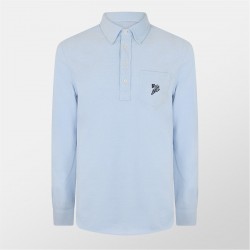 мъжки,тениски,polo,ralph,lauren,polo,pckt,pp,ls,sn05,chambray,blue